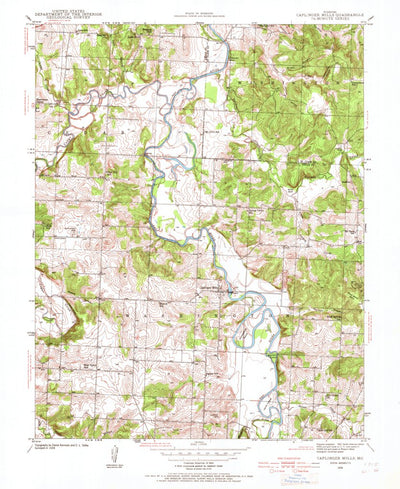 United States Geological Survey Caplinger Mills, MO (1939, 24000-Scale) digital map