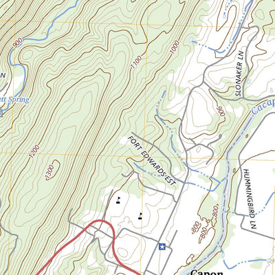 United States Geological Survey Capon Bridge, WV (2023, 24000-Scale) digital map