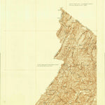 United States Geological Survey Capon Bridge, WV-VA (1937, 48000-Scale) digital map