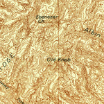 United States Geological Survey Capon Bridge, WV-VA (1937, 48000-Scale) digital map