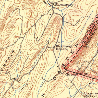 United States Geological Survey Capon Bridge, WV-VA (1943, 62500-Scale) digital map