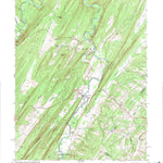 United States Geological Survey Capon Bridge, WV-VA (1965, 24000-Scale) digital map