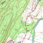 United States Geological Survey Capon Bridge, WV-VA (1965, 24000-Scale) digital map