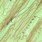 United States Geological Survey Capon Bridge, WV-VA (1965, 24000-Scale) digital map
