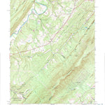 United States Geological Survey Capon Springs, WV-VA (1965, 24000-Scale) digital map