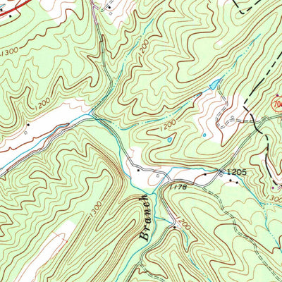 United States Geological Survey Capon Springs, WV-VA (1965, 24000-Scale) digital map