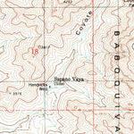 United States Geological Survey Caponera Peak, AZ (1996, 24000-Scale) digital map