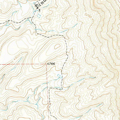 United States Geological Survey Capote Falls, TX (1979, 24000-Scale) digital map