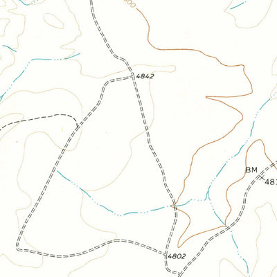 United States Geological Survey Capote Peak, TX (1978, 24000-Scale) digital map