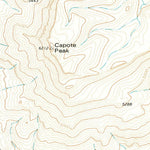 United States Geological Survey Capote Peak, TX (1978, 24000-Scale) digital map