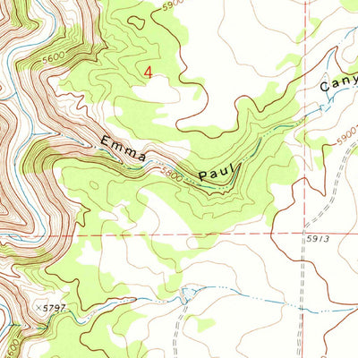 United States Geological Survey Capps Springs, CO (1970, 24000-Scale) digital map