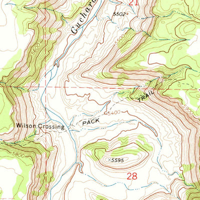 United States Geological Survey Capps Springs, CO (1970, 24000-Scale) digital map