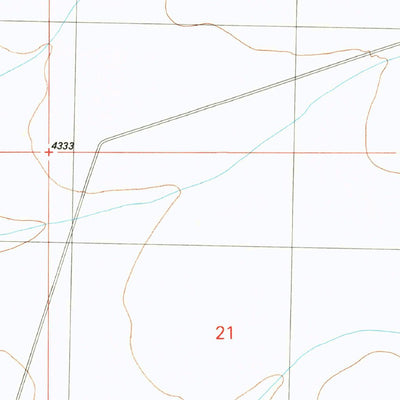 United States Geological Survey Caprock Mountain, NM (1990, 24000-Scale) digital map