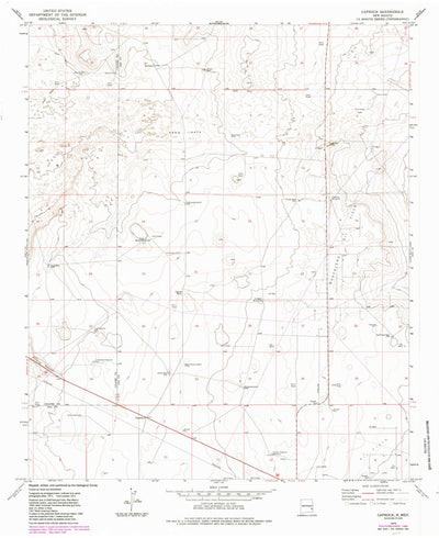 United States Geological Survey Caprock, NM (1973, 24000-Scale) digital map