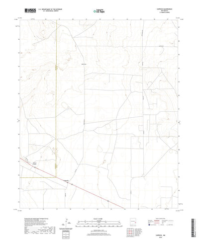 United States Geological Survey Caprock, NM (2020, 24000-Scale) digital map
