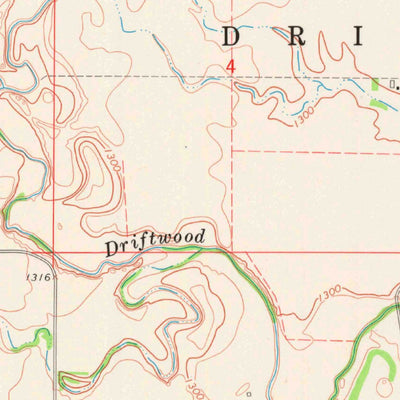 United States Geological Survey Capron, OK-KS (1968, 24000-Scale) digital map