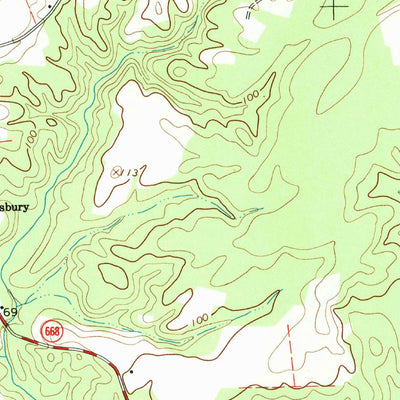 United States Geological Survey Capron, VA (1966, 24000-Scale) digital map