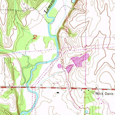 United States Geological Survey Capshaw, AL (1958, 24000-Scale) digital map