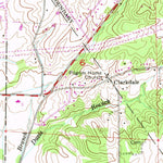 United States Geological Survey Capshaw, AL (1958, 24000-Scale) digital map