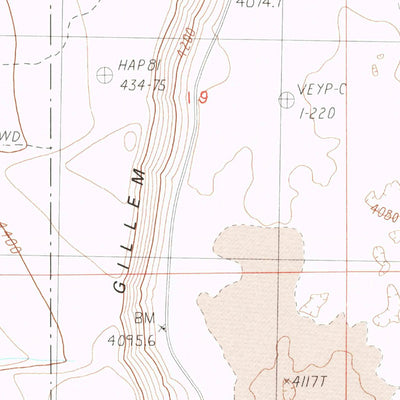 United States Geological Survey Captain Jacks Stronghold, CA (1985, 24000-Scale) digital map