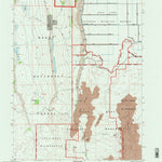 United States Geological Survey Captain Jacks Stronghold, CA (1993, 24000-Scale) digital map