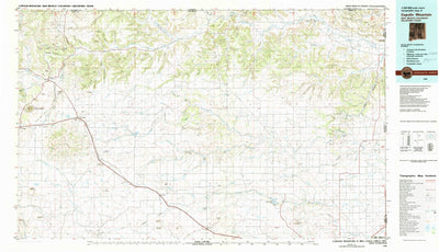 United States Geological Survey Capulin Mountain, NM-CO-OK-TX (1982, 100000-Scale) digital map