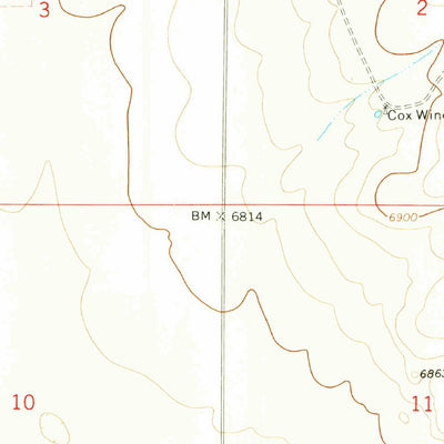 United States Geological Survey Capulin, NM (1972, 24000-Scale) digital map