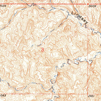 United States Geological Survey Caputa, SD (1953, 24000-Scale) digital map