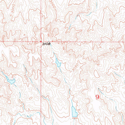 United States Geological Survey Caputa SW, SD (1953, 24000-Scale) digital map
