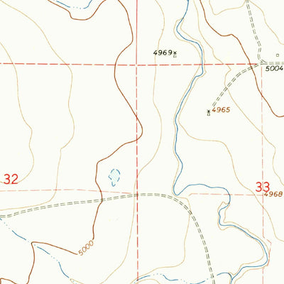 United States Geological Survey Car Top Butte, NM (1966, 24000-Scale) digital map