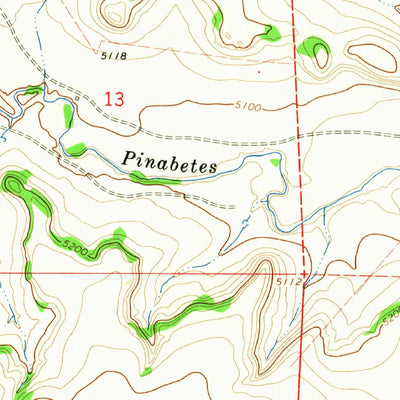 United States Geological Survey Car Top Butte, NM (1966, 24000-Scale) digital map