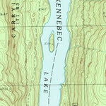 United States Geological Survey Caratunk, ME (1989, 24000-Scale) digital map