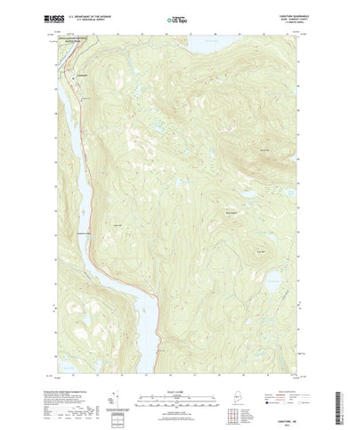 United States Geological Survey Caratunk, ME (2021, 24000-Scale) digital map