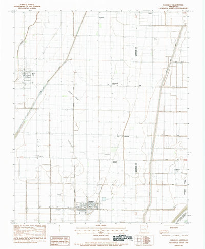 United States Geological Survey Caraway, AR (1983, 24000-Scale) digital map