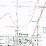 United States Geological Survey Caraway, AR (1983, 24000-Scale) digital map