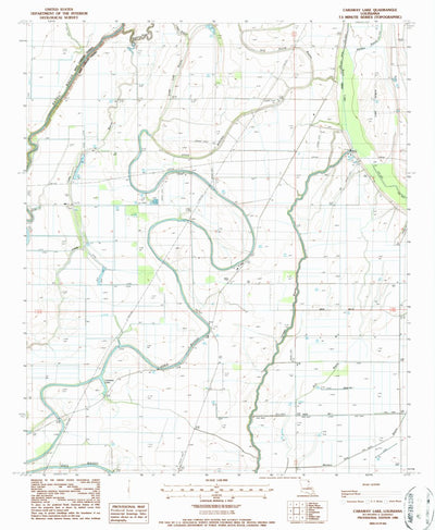 United States Geological Survey Caraway Lake, LA (1986, 24000-Scale) digital map