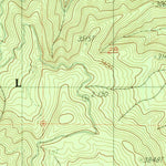 United States Geological Survey Carberry Creek, OR-CA (1983, 24000-Scale) digital map