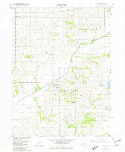 United States Geological Survey Carbon, IA (1980, 24000-Scale) digital map