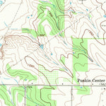 United States Geological Survey Carbon, TX (1966, 24000-Scale) digital map