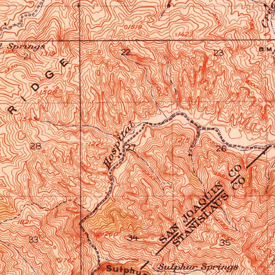 United States Geological Survey Carbona, CA (1942, 62500-Scale) digital map