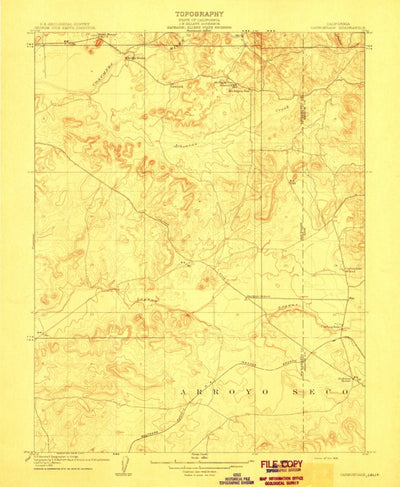 United States Geological Survey Carbondale, CA (1909, 31680-Scale) digital map