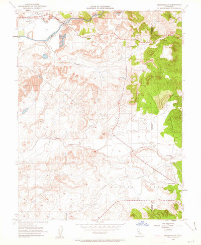 United States Geological Survey Carbondale, CA (1953, 24000-Scale) digital map