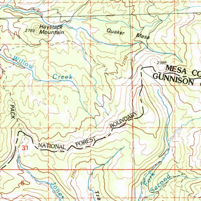 United States Geological Survey Carbondale, CO (1982, 100000-Scale) digital map