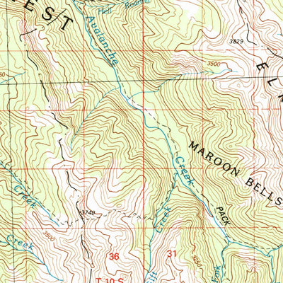 United States Geological Survey Carbondale, CO (1982, 100000-Scale) digital map