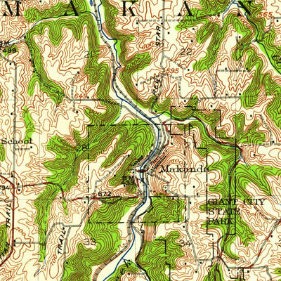United States Geological Survey Carbondale, IL (1941, 62500-Scale) digital map