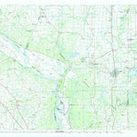 United States Geological Survey Carbondale, IL-MO (1984, 100000-Scale) digital map