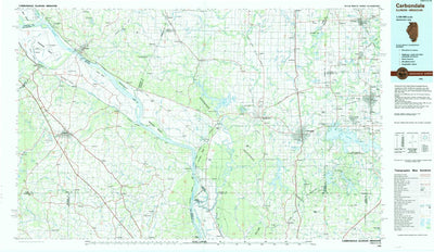 United States Geological Survey Carbondale, IL-MO (1984, 100000-Scale) digital map