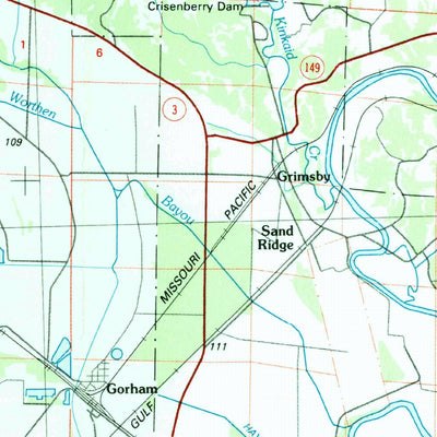 United States Geological Survey Carbondale, IL-MO (1984, 100000-Scale) digital map