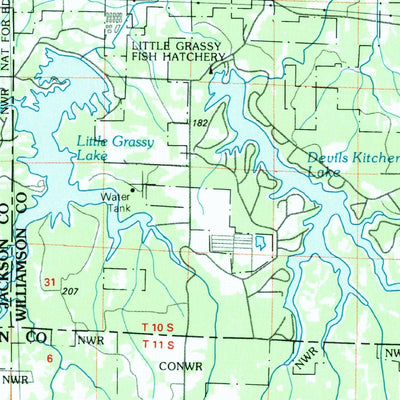 United States Geological Survey Carbondale, IL-MO (1984, 100000-Scale) digital map