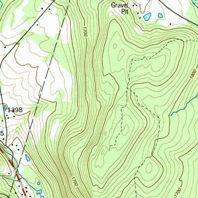 United States Geological Survey Carbondale, PA (1994, 24000-Scale) digital map